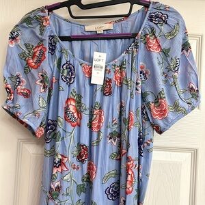 NWT Loft Tiered Midi-dress